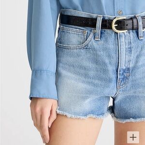 J Crew Relaxed denim short in chestnut wash
